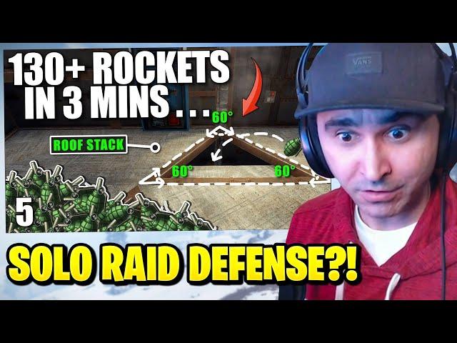 Summit1g Reacts: THIS CLAN USED 130+ ROCKETS TO RAID ME | Solo Rust