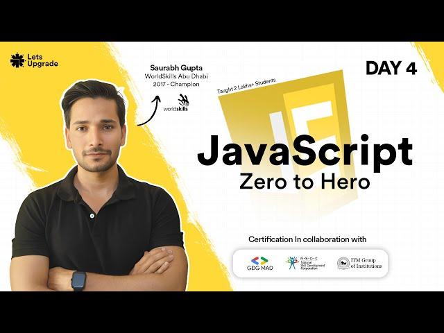 Day 4 | ES6, Classes & DOM | JavaScript Zero to Hero (5 Days)