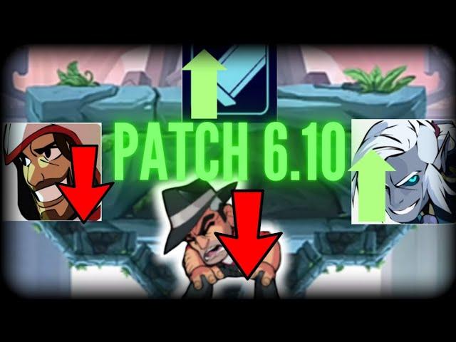 PATCH 6.10 BRAWLHALLA PATCH NOTES EZIO NERFED GREATSWORD  BUFFED AND MORE?!