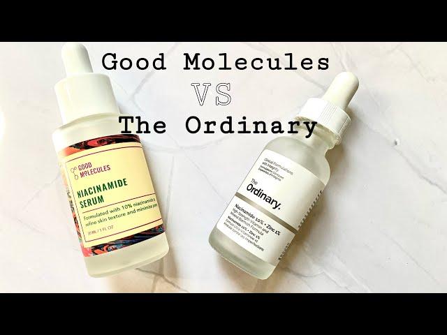 Good Molecules Vs The Ordinary Niacinamide serum | Which is better ? #goodmolecules#theordinary