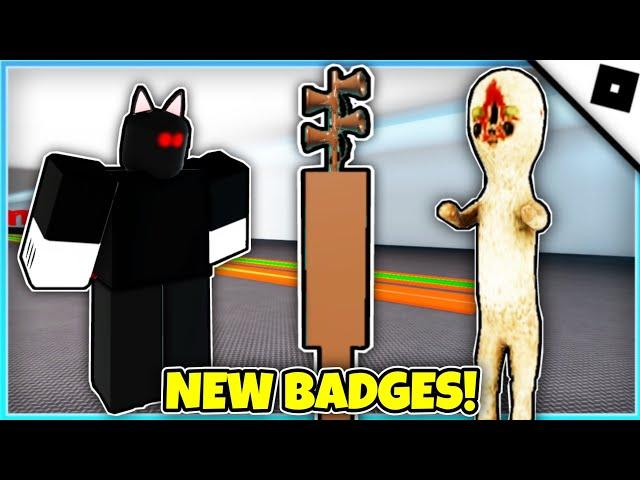 Trevor Creatures Killer 3 - How to get CARTOON CAT MAD, SCP 173, AND SIREN HEAD MAD BADGES (ROBLOX)