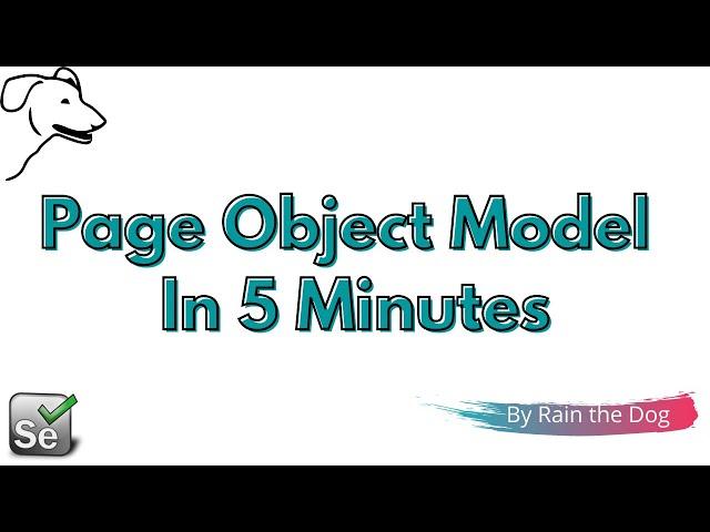 Selenium Page Object Model Explained In 5 Minutes | Page Object Model tutorial for beginners