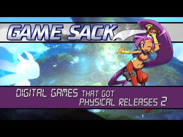 Digital Games that got Physical Releases 2 - Game Sack