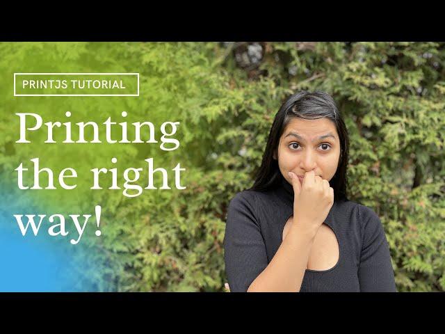 Printing with JavaScript made easy | Print.js