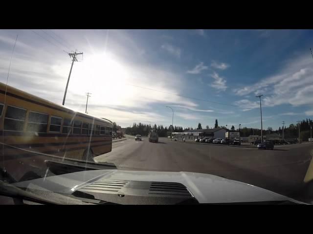 Sundre, Alberta - Drive Thru - Timelapse