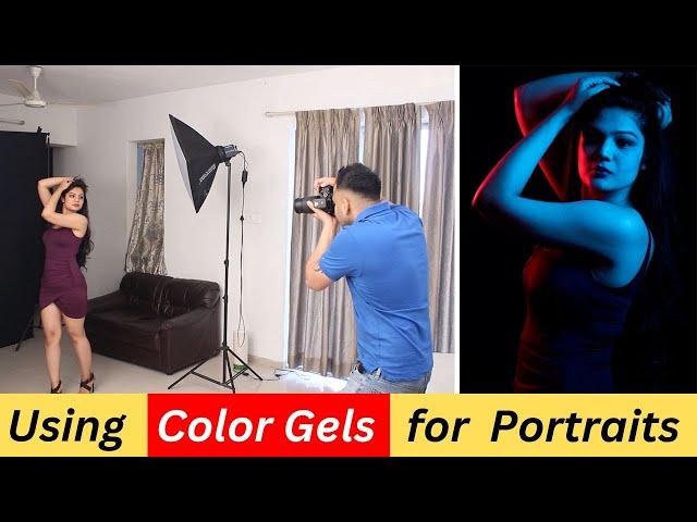 Using Color Gels for Studio Portrait Photography