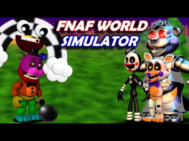 FNaF World Simulator | Entering Rainbow Land