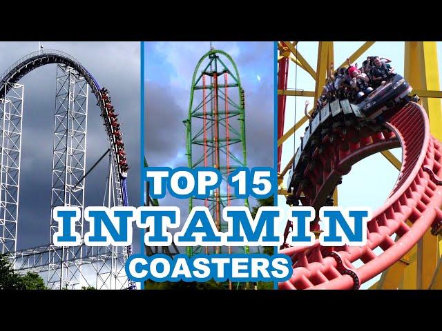 Top 15 Roller Coasters by Intamin