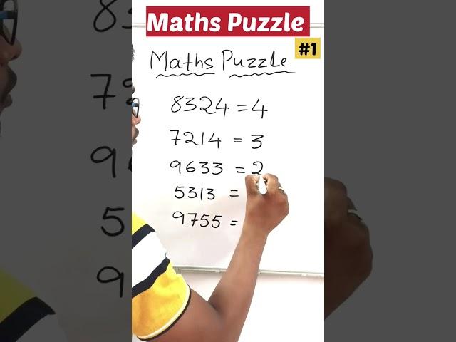 Maths Puzzle (part1) #mathpuzzle #viralvideo #shorts