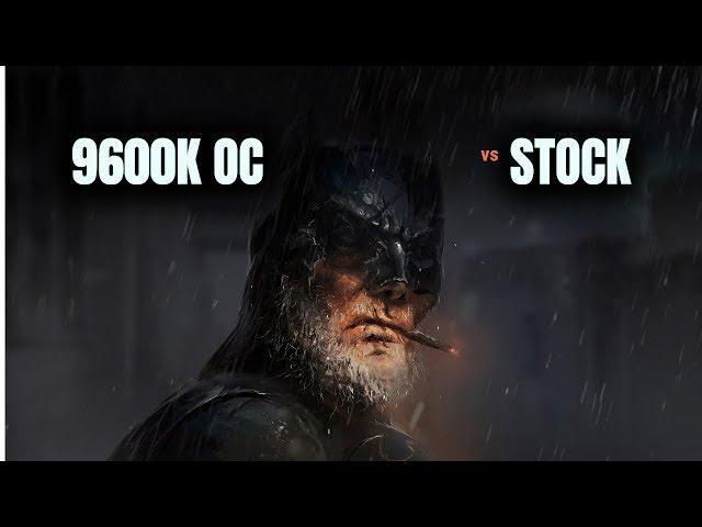 i5 9600k Stock vs Overclock (OC) 12 Games Tested