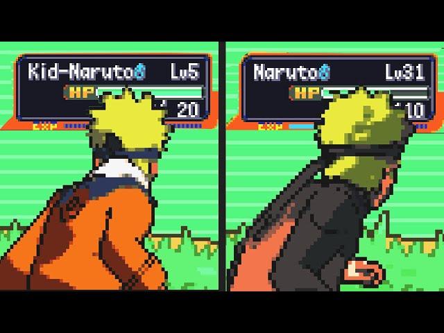 Pokemon FireRed but every pokemon are replaced with naruto