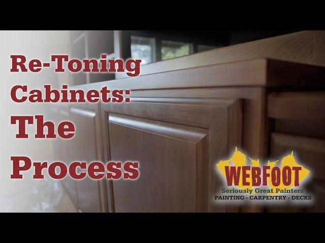 How Do You Re-Tone Kitchen Cabinets?