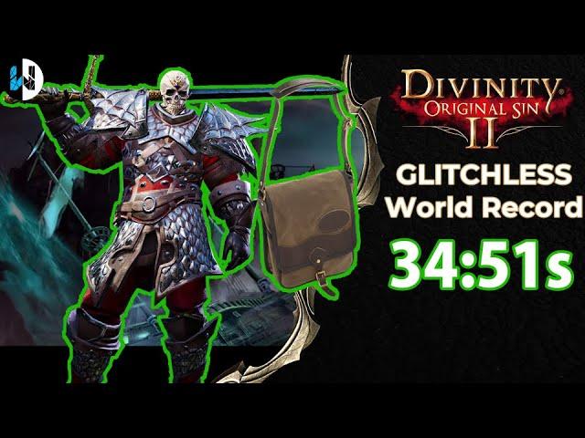 WR Glitchless Speedrun, any% solo - Divinity Original sin 2 Definitive Edition [34:51]