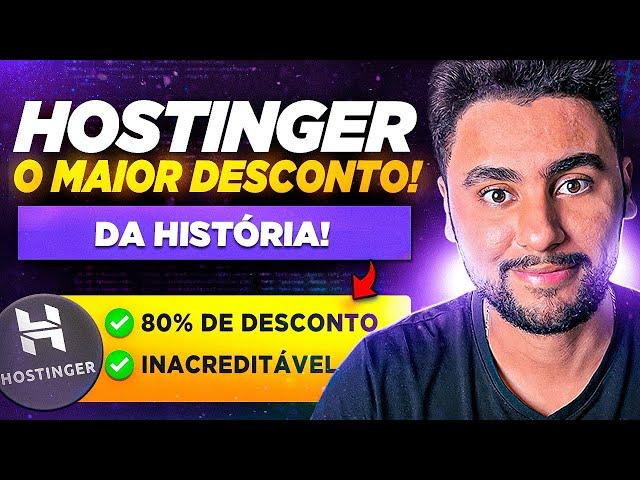 HOSTINGER 2025: O MAIOR CUPOM DE DESCONTO DE BLACKFRIDAY DE TODOS OS TEMPOS (INÉDITO)