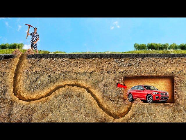 We Made Secret Tunnel To Our BMW- After 8 Months | जमीन में दफ़न BMW का क्या होगा हाल?