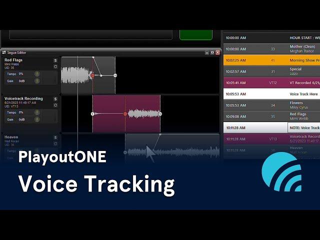 PlayoutONE: Voice Tracking