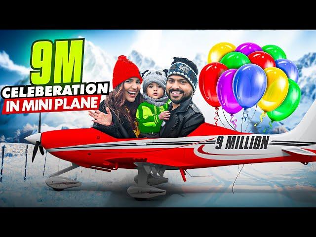 9 Million Celebration at 30,000 ft. (FLYING in the SMALLEST PLANE)