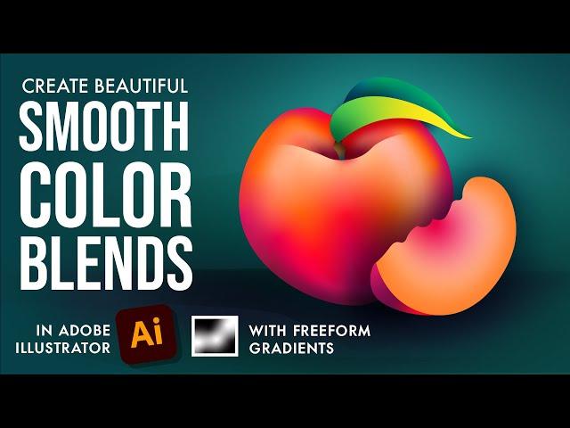 How to Use the Freeform Gradient Tool to Blend Colors in Adobe Illustrator