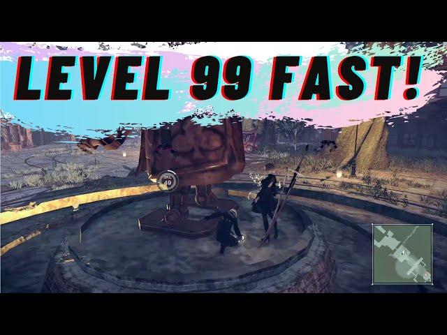 Nier Automata | How Level to 99 Fast! (Post Route C)