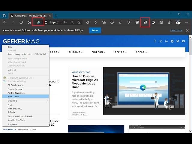 How to Use Internet Explorer After its Removed from Windows 10 (IE Mode)