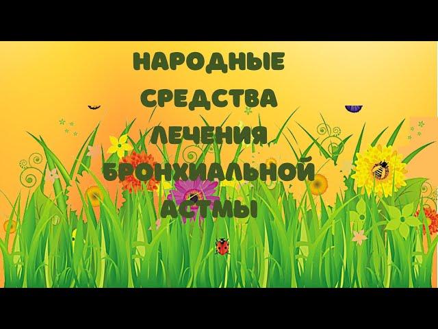 Народные средства лечения бронхиальной астмы