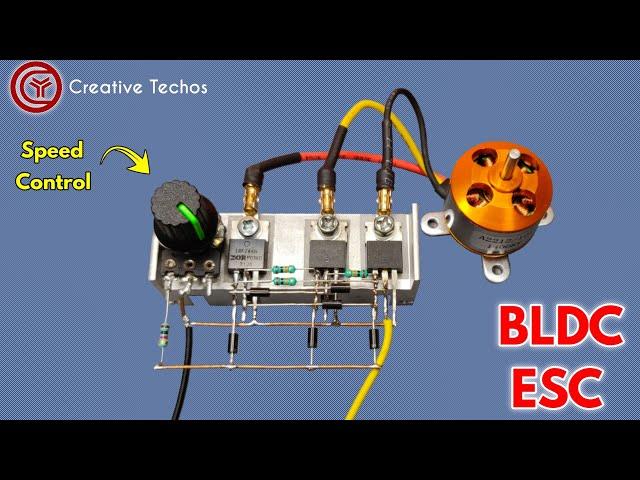 Brushless BLDC motor ESC controller circuit