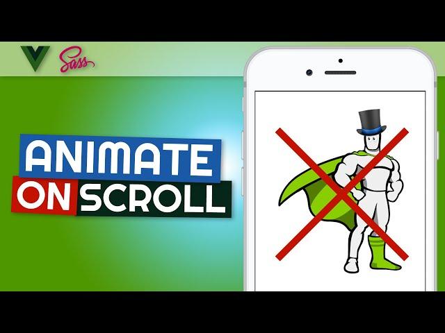 Animate On Scroll With Vue JS