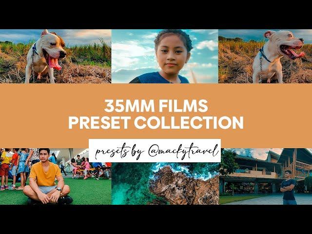 Free Lightroom Mobile Presets Free DNG XMP LUT | Lightroom Editing Tutorial | 35mm Films Presets