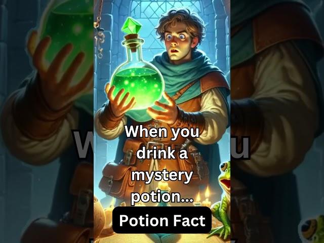 Potion Fact 1 #MagicPotion #RPGAdventures #DiceRollShorts #rpghumor