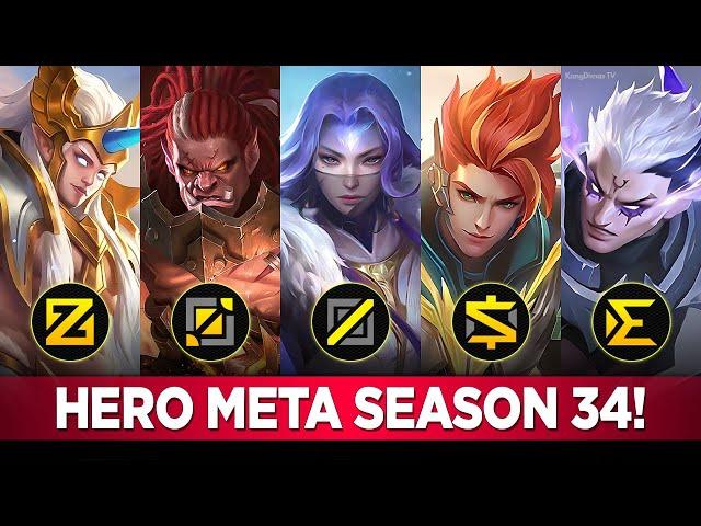 HERO META TERBAIK SOLO RANK AWAL SEASON 34