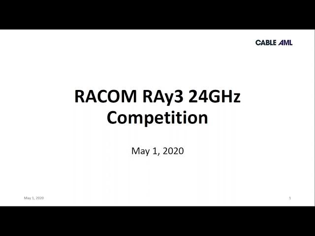 Racom Ray3 : Equipment Competition Comparison