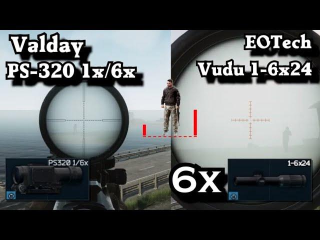 All Sniper-Scopes in EFT 2019  Patch 0.11.7  Part #1 of upcoming video 