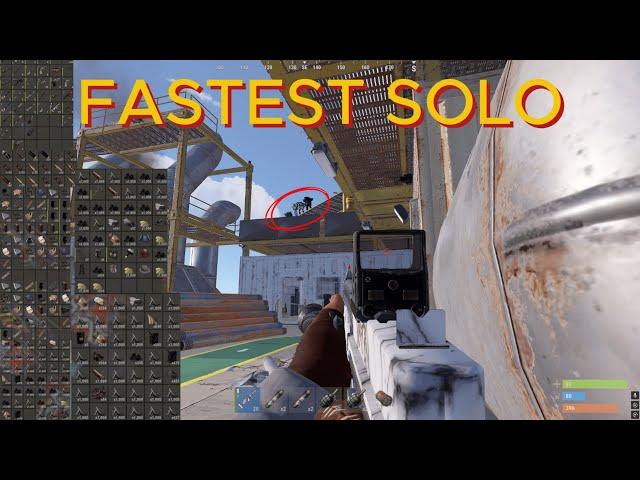 The FASTEST 10,500 HOUR SOLO Gets REVENGE On a ZERG! - Rust Movie