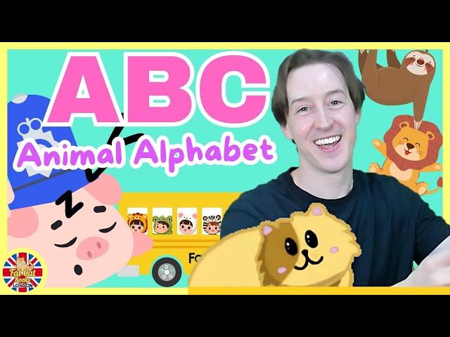 Phonics sounds of alphabets a to z with action | Animal alphabet for toddlers |letter sounds
