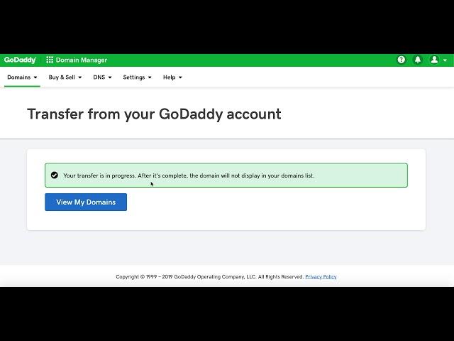 How to Transfer Domain Between GoDaddy Accounts