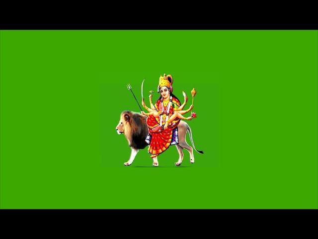 new Maa Sherawali Green Screen Video | Maa Durga Green Screen 2022 | Durga Maa Green Screen Effect