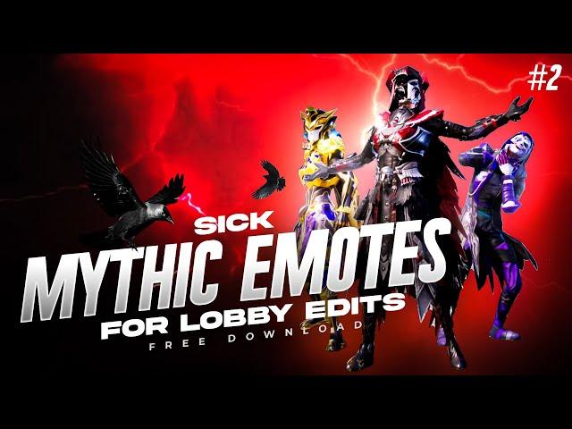  Sick Emotes Pack For PUBG Lobby Edits 