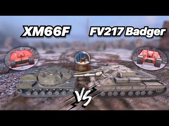 НА ЗАБИВ#148 | ГЛАВНАЯ НАГРАДА СНЕЖНОГО ШАРА | XM66F vs FV217 Badger | Новогодний Ивент в Блице 2024