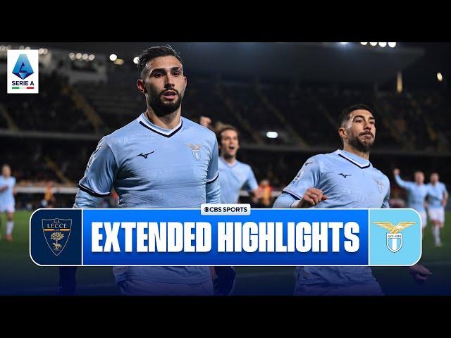 Lecce vs. Lazio: Extended Highlights | Serie A | CBS Sports Golazo