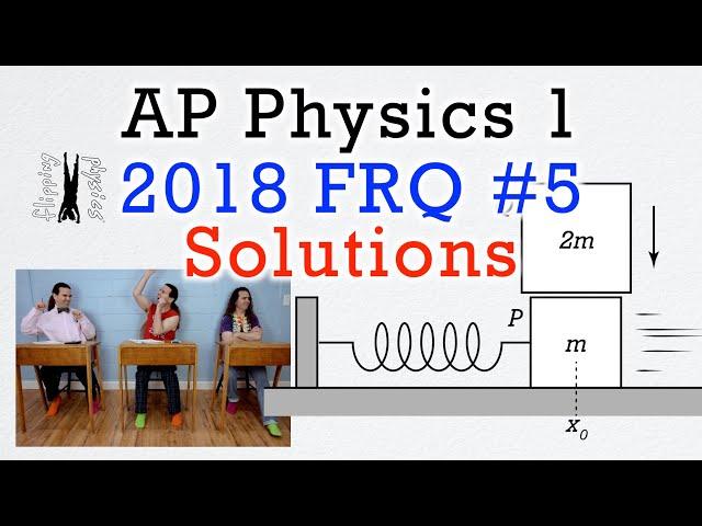 2018 #5 Free Response Question - AP Physics 1 - Exam Solution