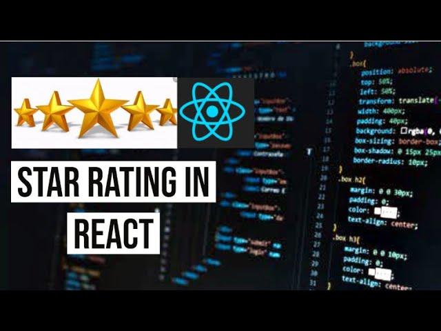 How to create Star rating component in React