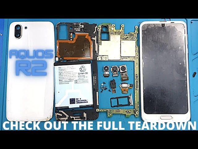 Aquos R2 Disassembly Teardown / How To Open Aquos R2