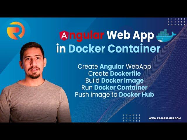 Angular Web App in Docker Container | Build Docker Image | Use Docker Hub