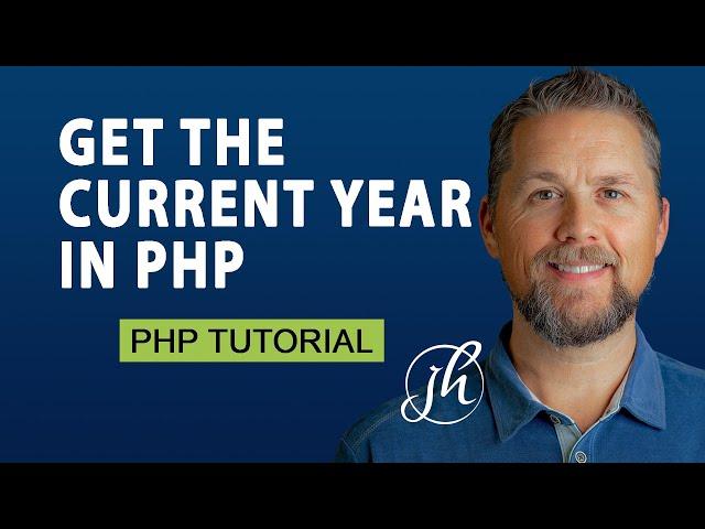 How do you use PHP to get the current year, get the current year using PHP