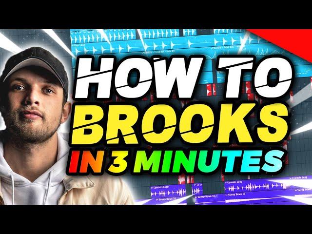 HOW TO BROOKS STYLE IN UNDER 3 MINUTES - FL STUDIO 20 TUTORIAL