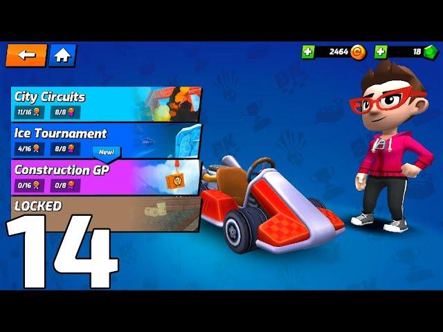 Boom Karts - Construction GP Chapter | Game Play walkthrough Part 14 | Android Game Play