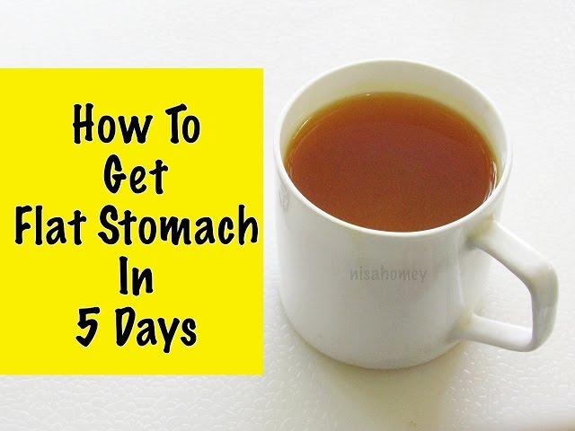 How To Get A Flat Stomach In 5 Days - How To Lose Weight Without Diet Or Exercise - Fat Cutter Tea