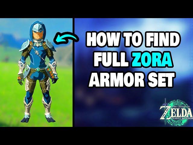 How To Find The FULL Zora Armor Set in Zelda Tears of the Kingdom (STEP-BY-STEP)