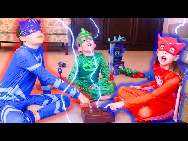 PJ Masks in Real Life  Heroes Exchange Powers!  PJ Masks Official