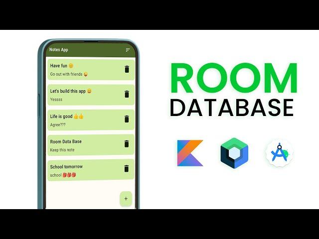 Full Room Database Tutorial - Build Notes App With Room DB